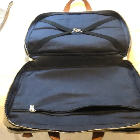 Jack Spade NYC Gray and Brown Laptop Men's Bag - Picture 4 of 6